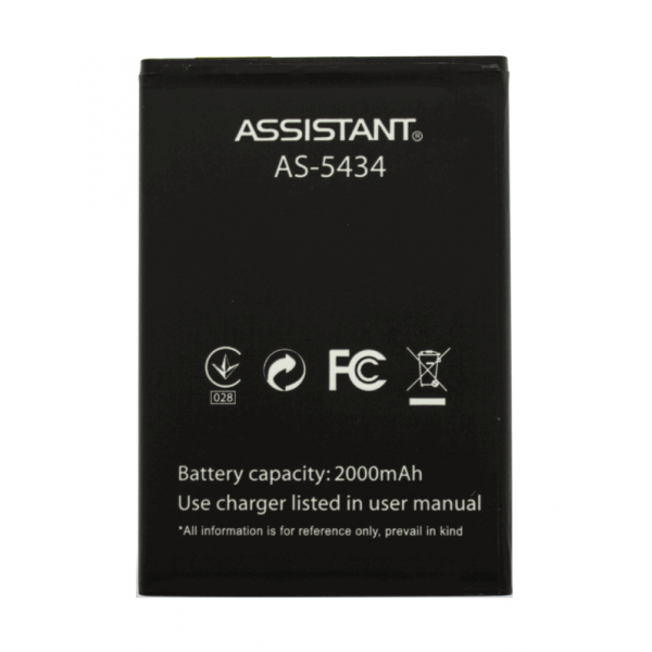 Батарея Assistant AS-5434 Club, AS-501, Jinga Start (Original PRC)