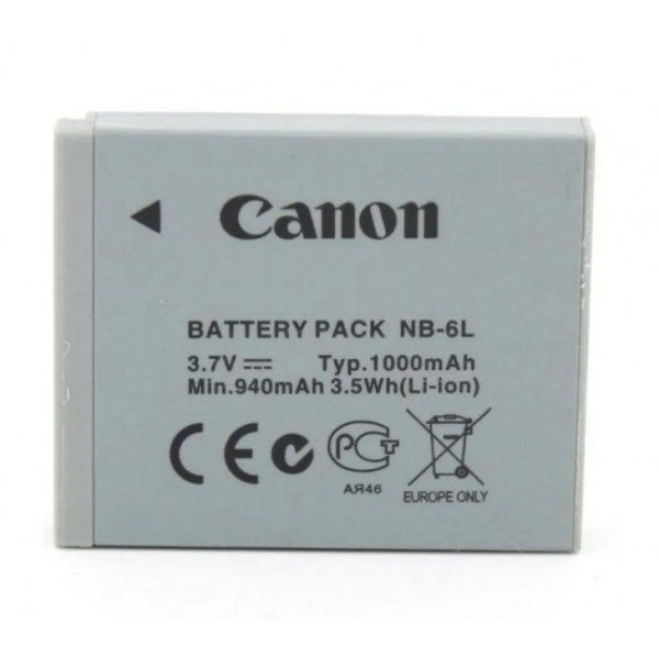 Батарея Canon NB-6L (6LH)  (IXUS105, 210, 300, S95, 90, SX240, 510, 700)