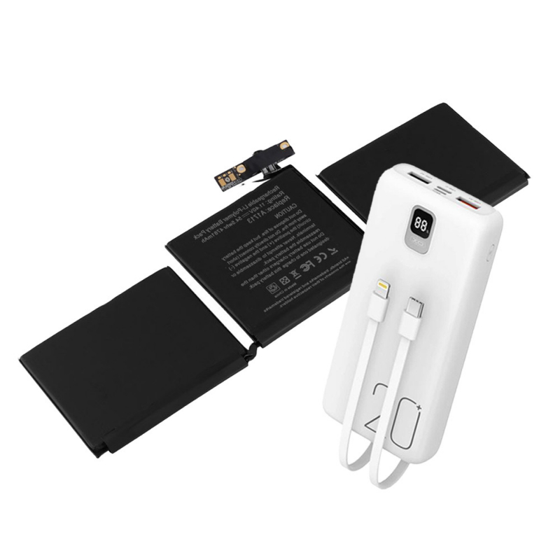 Акумулятор Apple A1713  + Power Bank 20000 mAh | MacBook Pro Retina 13" A1708 2016-2017 г.