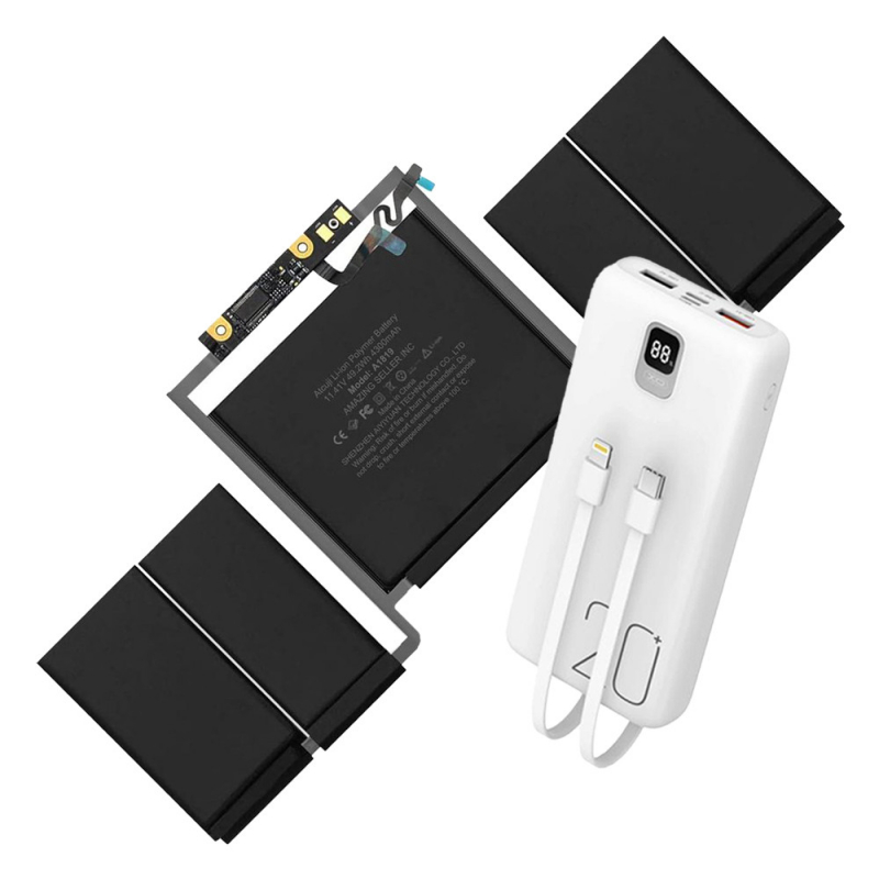 Акумулятор Apple A1819 + PowerBank 20000 mAh | MacBook Pro Retina 13" A1706 2016-2017 гг.