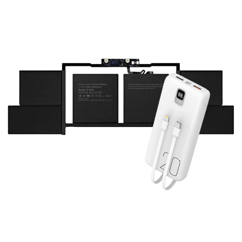 Акумулятор Apple A1820 + PowerBank 20000 mAh | MacBook Pro Retina 15" A1707 2016-2017гг.