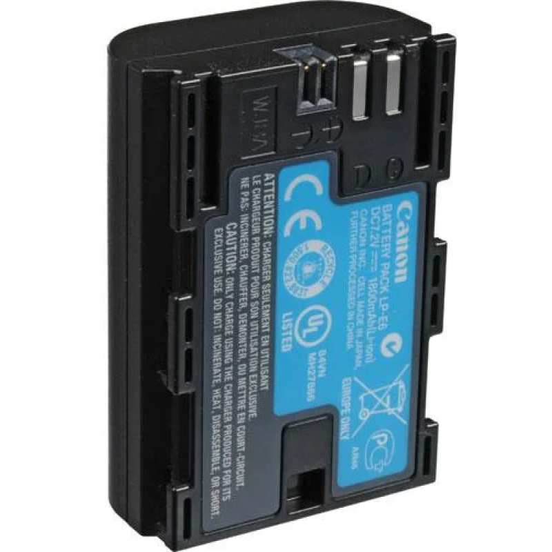 Акумулятор для Canon LP-E6 original camera battery (EOS 5D3, 5D4, 70D, 7D, 7D2, 5D2, 6D, 60D, 80D) з type-c роз`ємом для зарядки