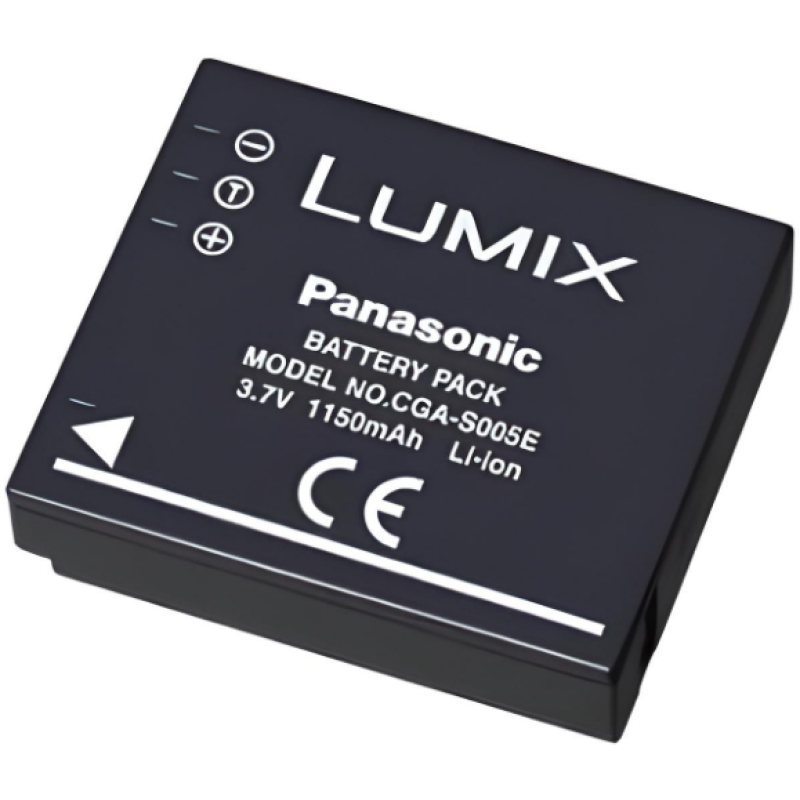 Акумулятор Panasonic CGA-S005E для DMW-BCC12 NP-70 BP-DC4 D-LI106 DB-60 IA-BH125C, 1150 mAh