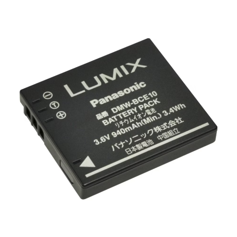 Акумулятор для Panasonic DMW-BCE10, 940 mAh