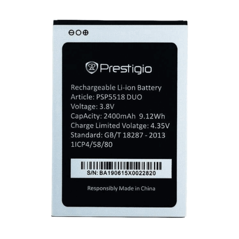 Батарея Prestigio PSP5518 (Muze X5) [Original PRC]