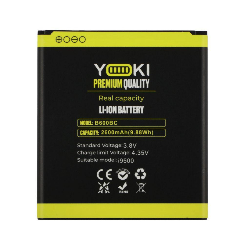 Акумулятор для Samsung i9500 Galaxy S4 / B600BC (Yoki)