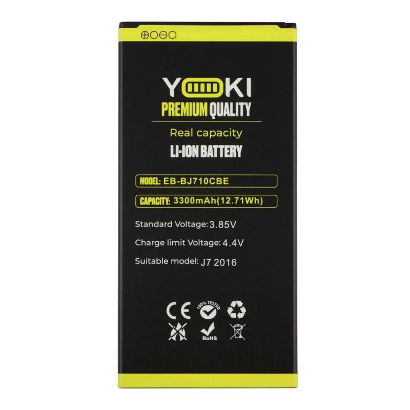 Акумулятор для Samsung J710F Galaxy J7 2016 / EB-BJ710CBE (Yoki)