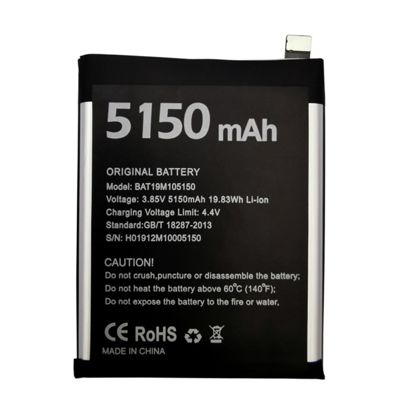 Батарея Doogee S95 Pro (BAT19M105150) (5150 mAh) [Original PRC]
