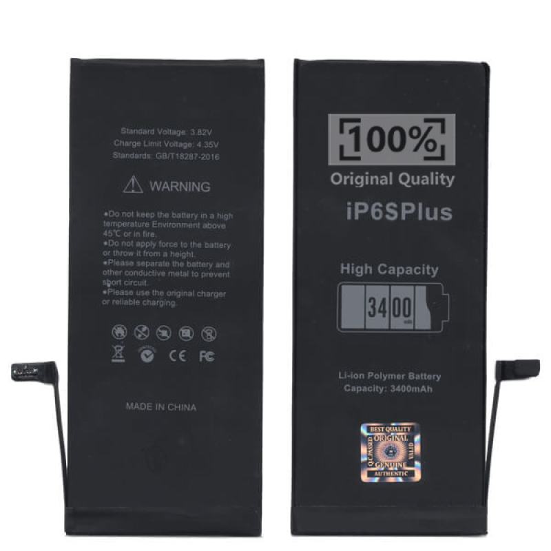 Батарея iPhone 6S Plus (3400mAh) 100% (усиленная)