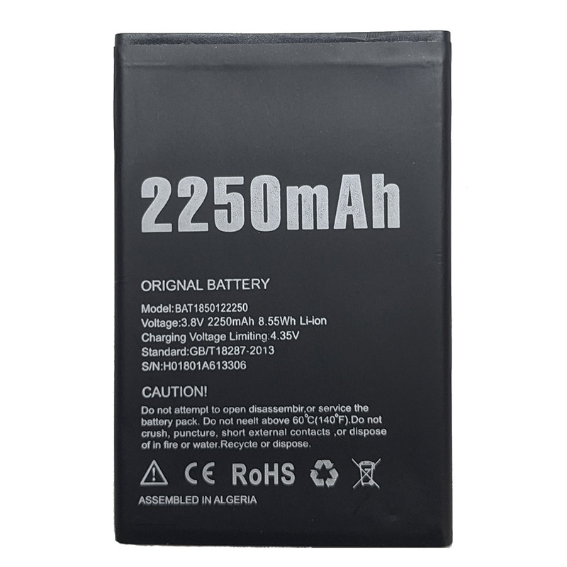 Батарея для Doogee X11 (BAT1850122250) [Original PRC] 12 мес. гарантии
