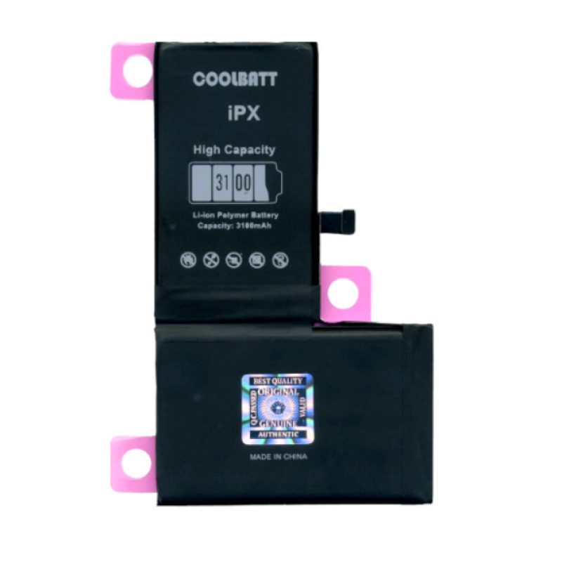 Батарея CoolBatt для iPhone X (усиленная) 3100mAh