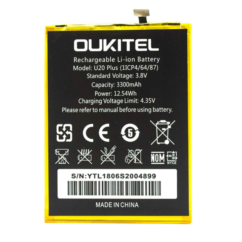 Батарея Oukitel U20 Plus [Original PRC]