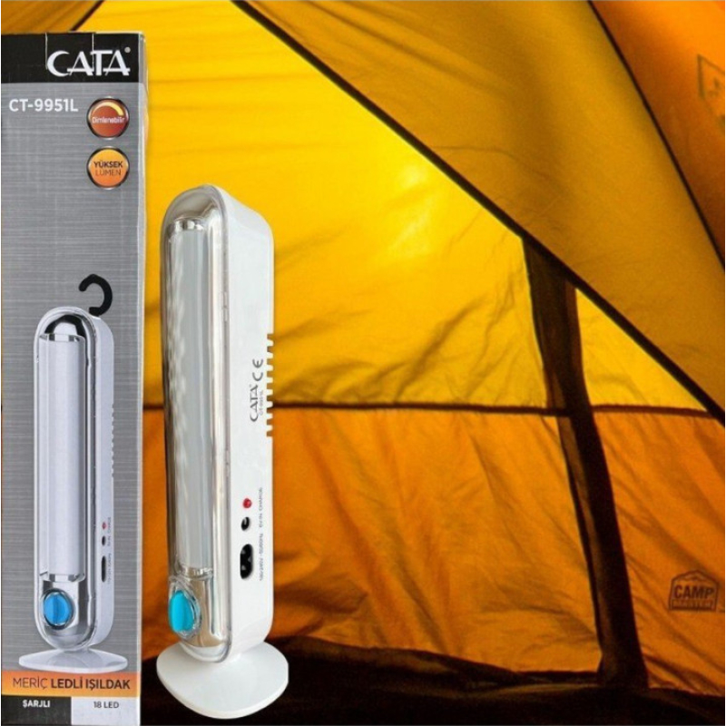 Аккумуляторный Фонарь-Лампа CATA LED CT-9951L  18 Led