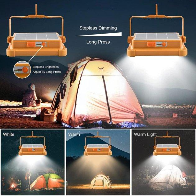 Фонарь прожектор переносной Cata CT-4698 LED 200W 9500mAh 4 режима IP65 с Power Bank