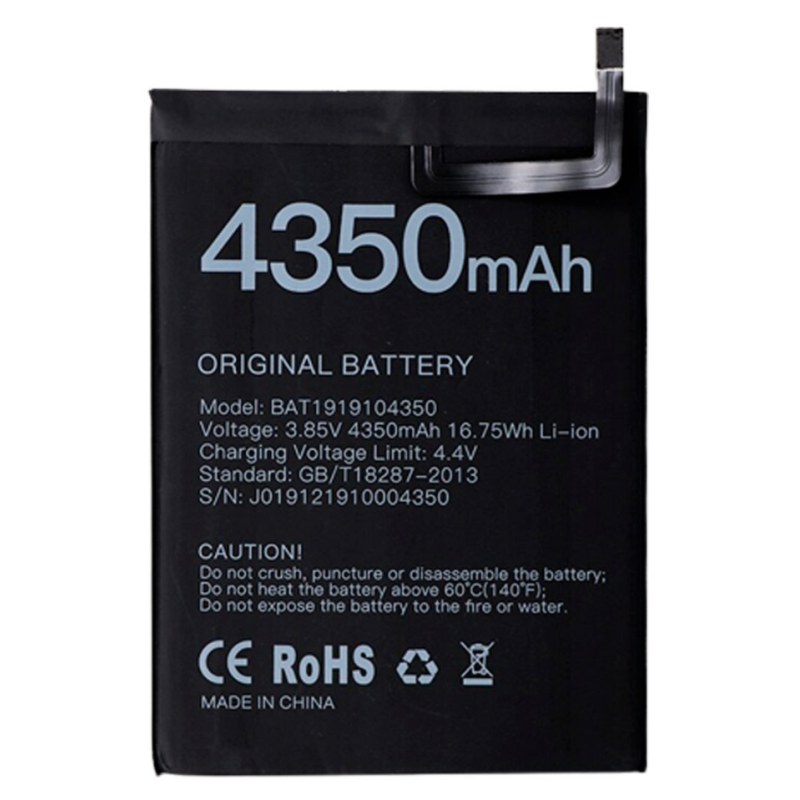 Батарея BAT1919104350 для Doogee X95 [Original PRC]