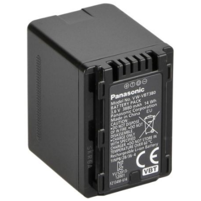 Акумулятор Panasonic VW-VBT380 (оригінальний) (3560 mAh)