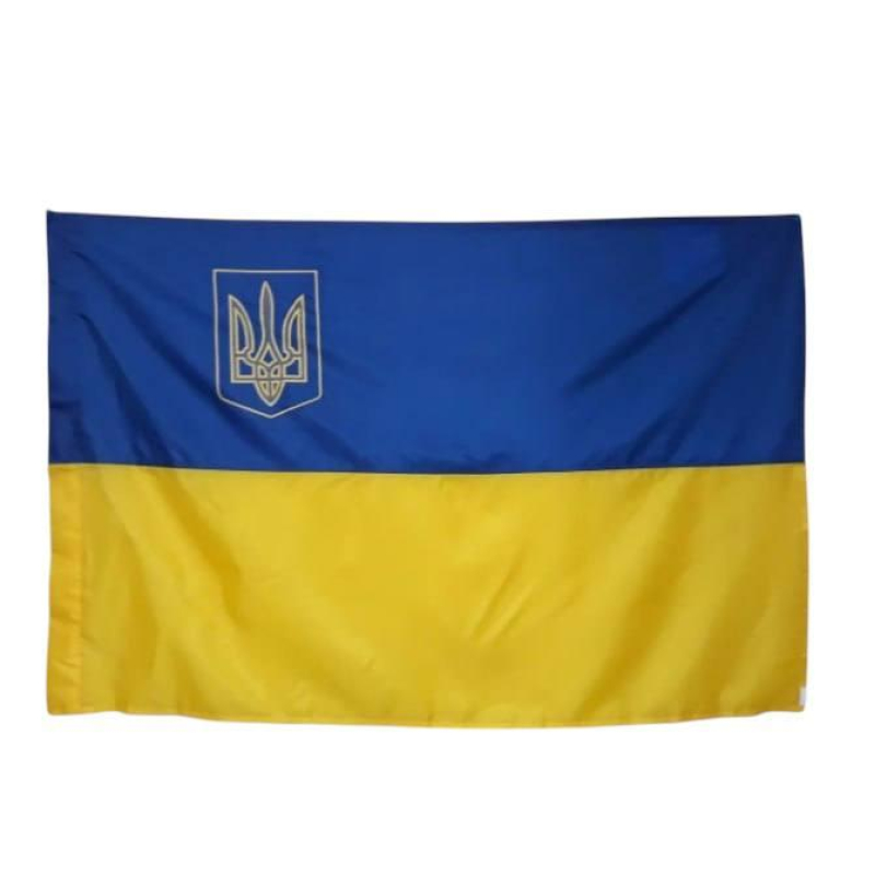 Прапор України з гербом (90*140)